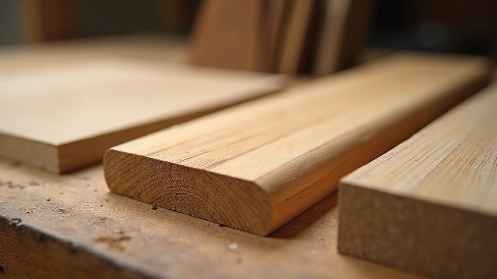 Comparativo de madera maciza, enchapado y MDF